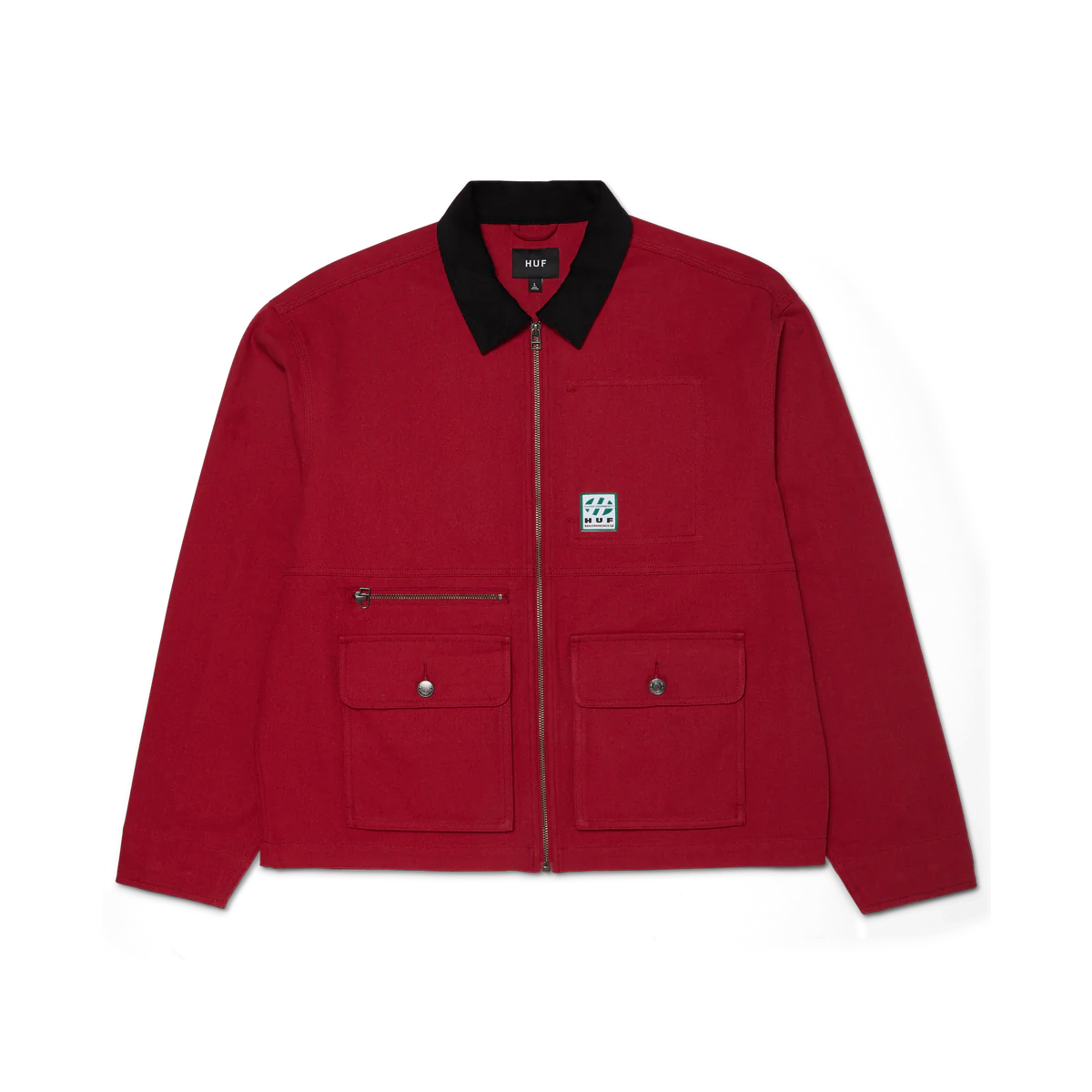 HUF CHILTON CHORE JACKET CAYENNE
