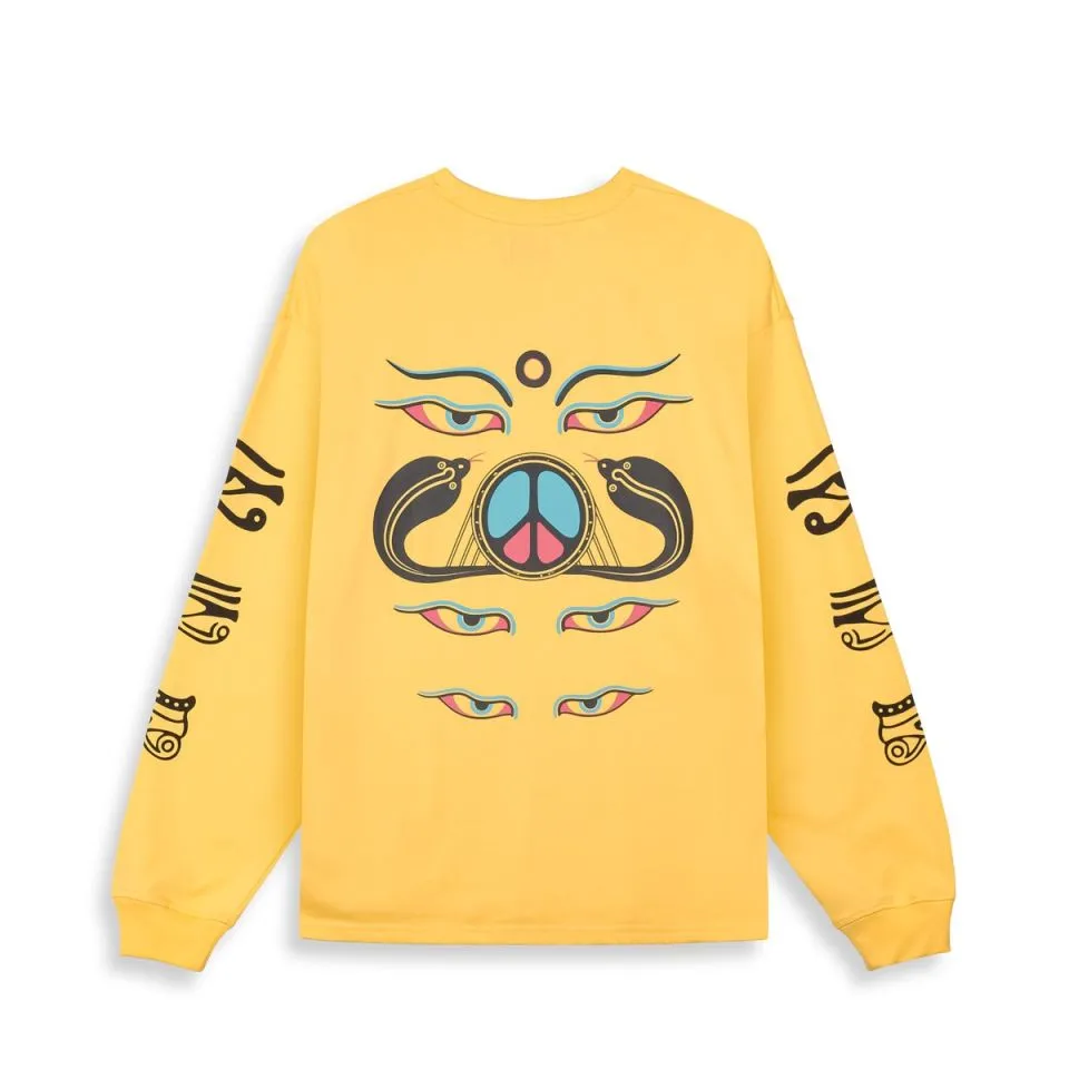 GRIMEY PEACE WHITIN LONG SLEAVE TEE