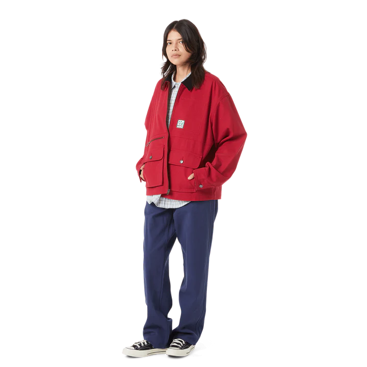 HUF CHILTON CHORE JACKET CAYENNE - immagine 6