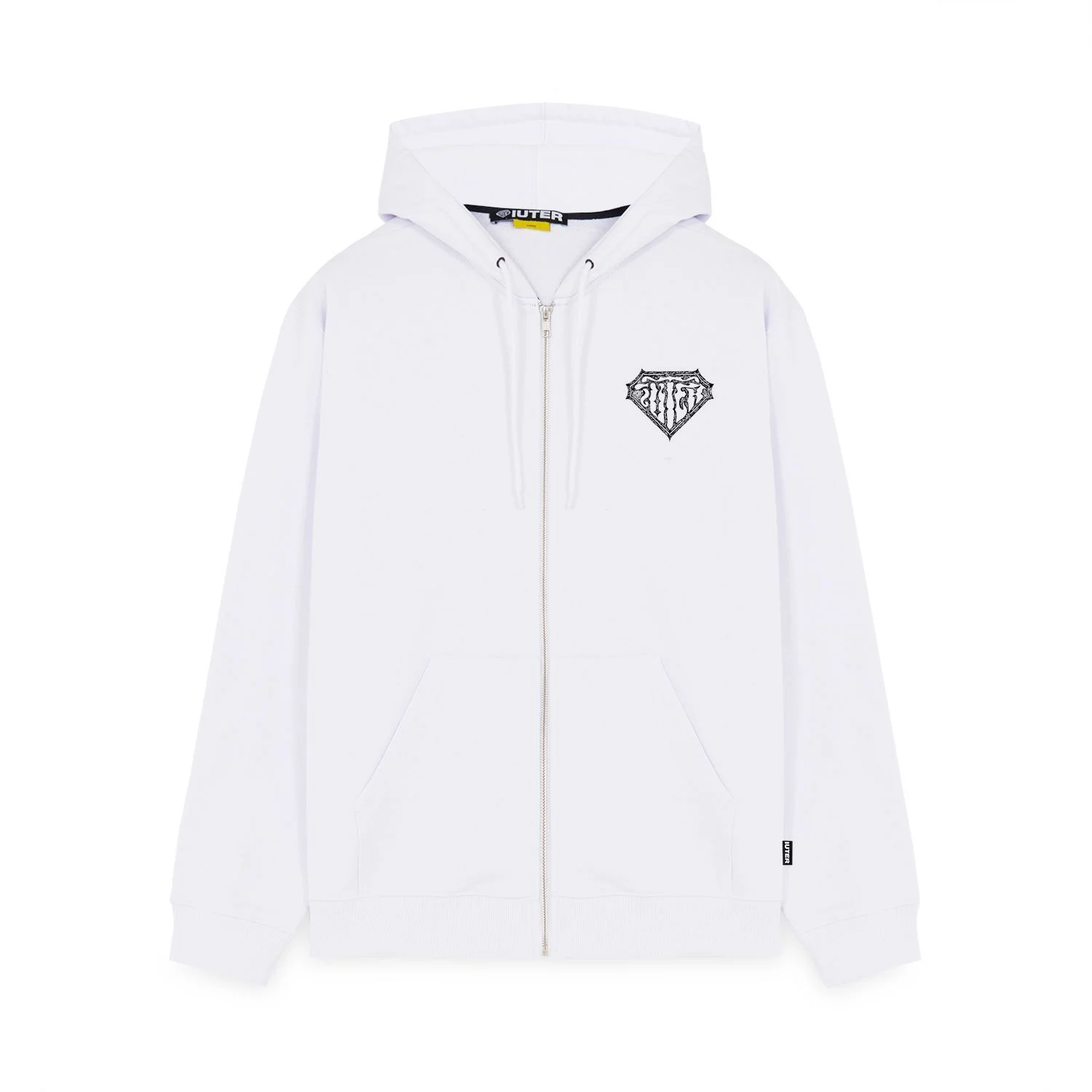 IUTER THORNS DOUBLE LOGO ZIP HOODIE - immagine 3