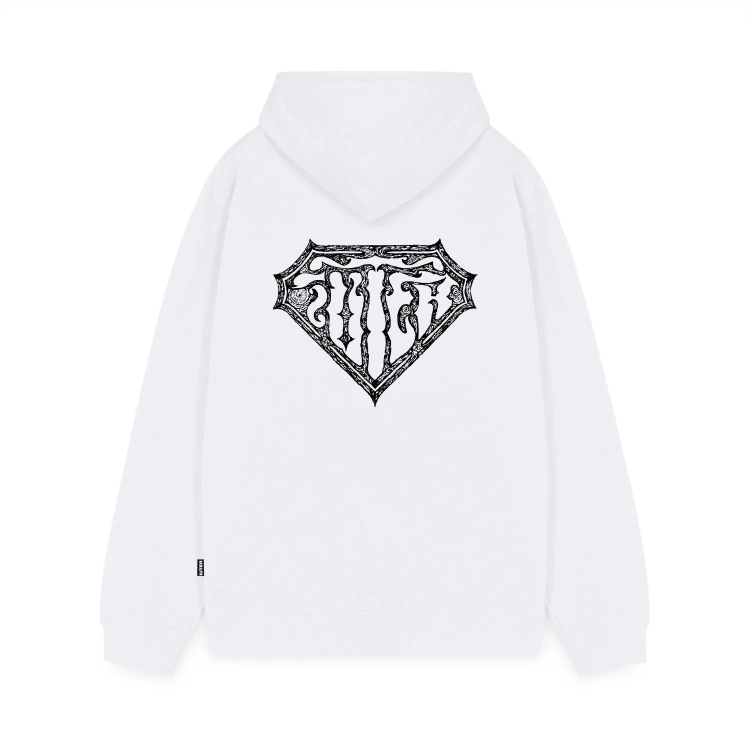IUTER THORNS DOUBLE LOGO ZIP HOODIE - immagine 4